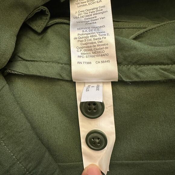 Women's J. Crew Shorts sz 31 Green Shorts 5 inch inseam Shorts - Picture 8 of 10